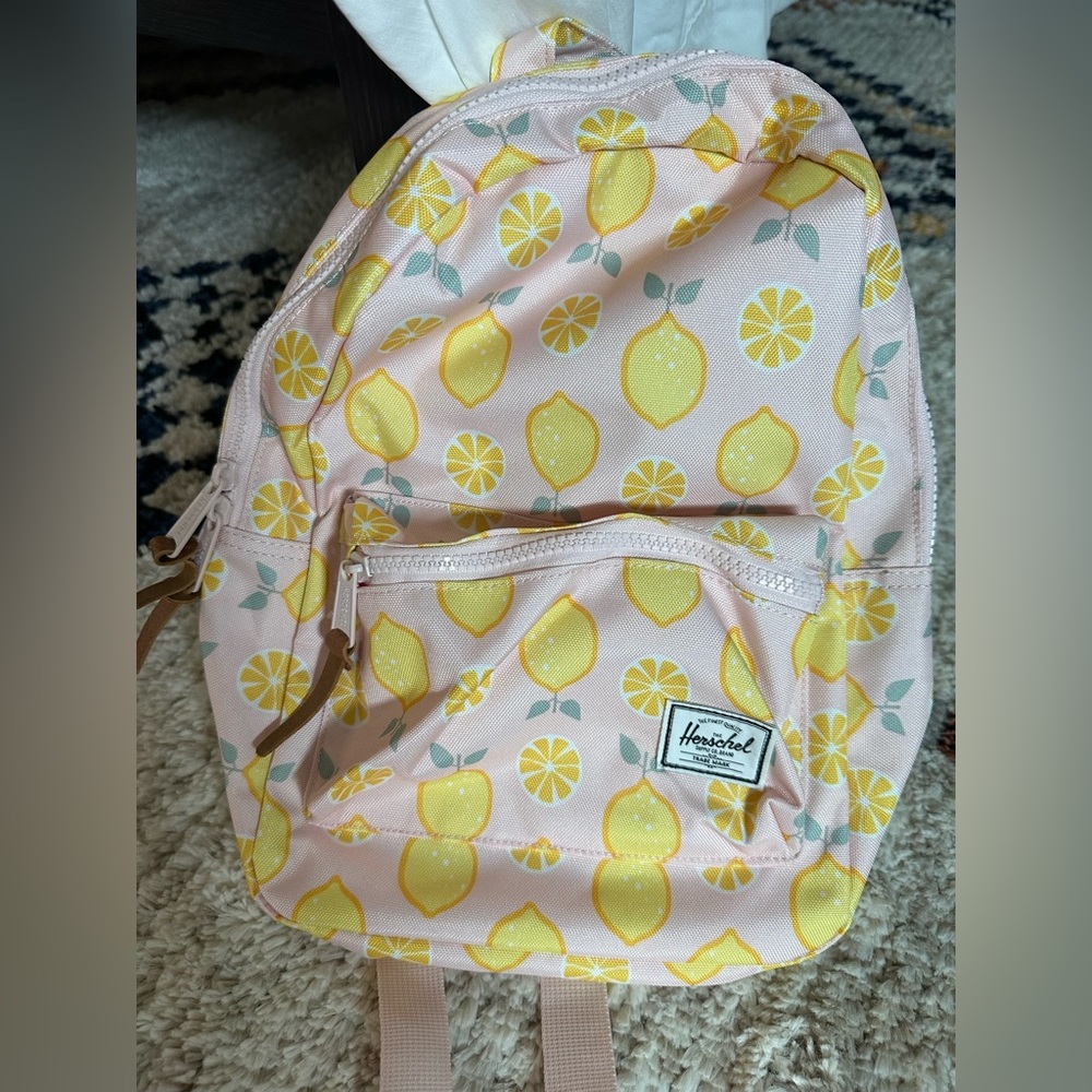 Kids Lemon Print Herschel Backpack